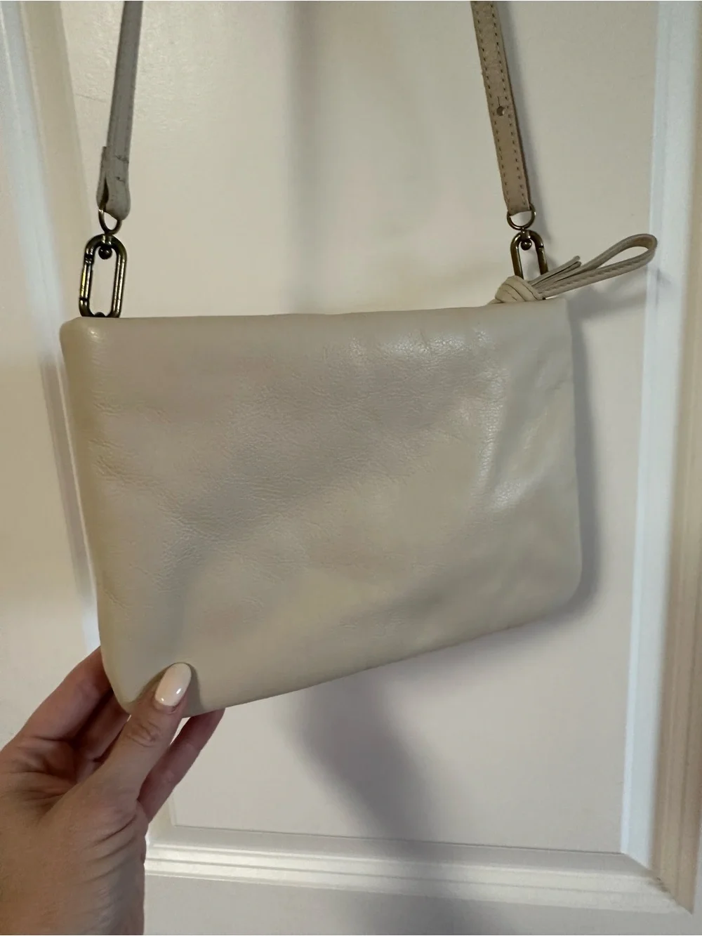 Madewell “The Puff” Crossbody Bag in Bone - Picture 7 of 8